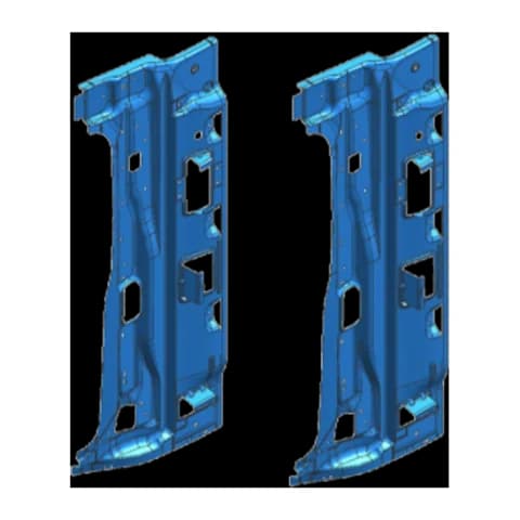 Formability study on a pair of panel halves
